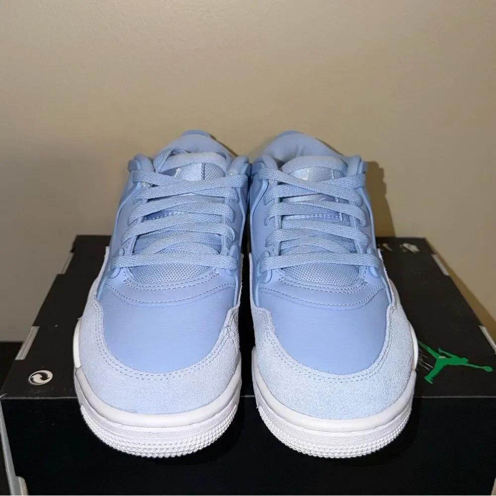 Nike Air Jordan 4 RM Aluminum Blue FQ7940-410 Women’s Size 6 - Picture 3 of 5